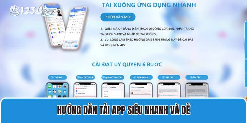 Hướng dẫn tải APP siêu nhanh và dễ